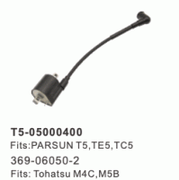 2 STROKE - IGNITION COIL - PARSUN T5, TE5, TC5 - 369-06050-2 -TOHATSU M4C, M5B -T5-05000400 - Parsun